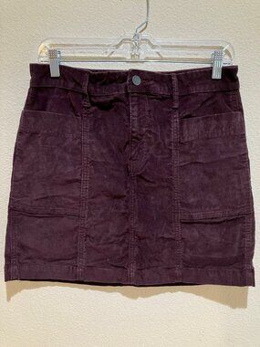 Old Navy Corduroy Mini Skirt in Dark Brown Size 6